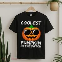 Coolest Pumpkin In The Patch Funny Halloween T-Shirt thumb 2