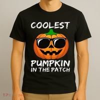 Coolest Pumpkin In The Patch Funny Halloween T-Shirt thumb 3