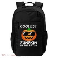 Coolest Pumpkin In The Patch Funny Halloween Backpack thumb 0