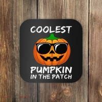 Coolest Pumpkin In The Patch Funny Halloween Coaster thumb 0