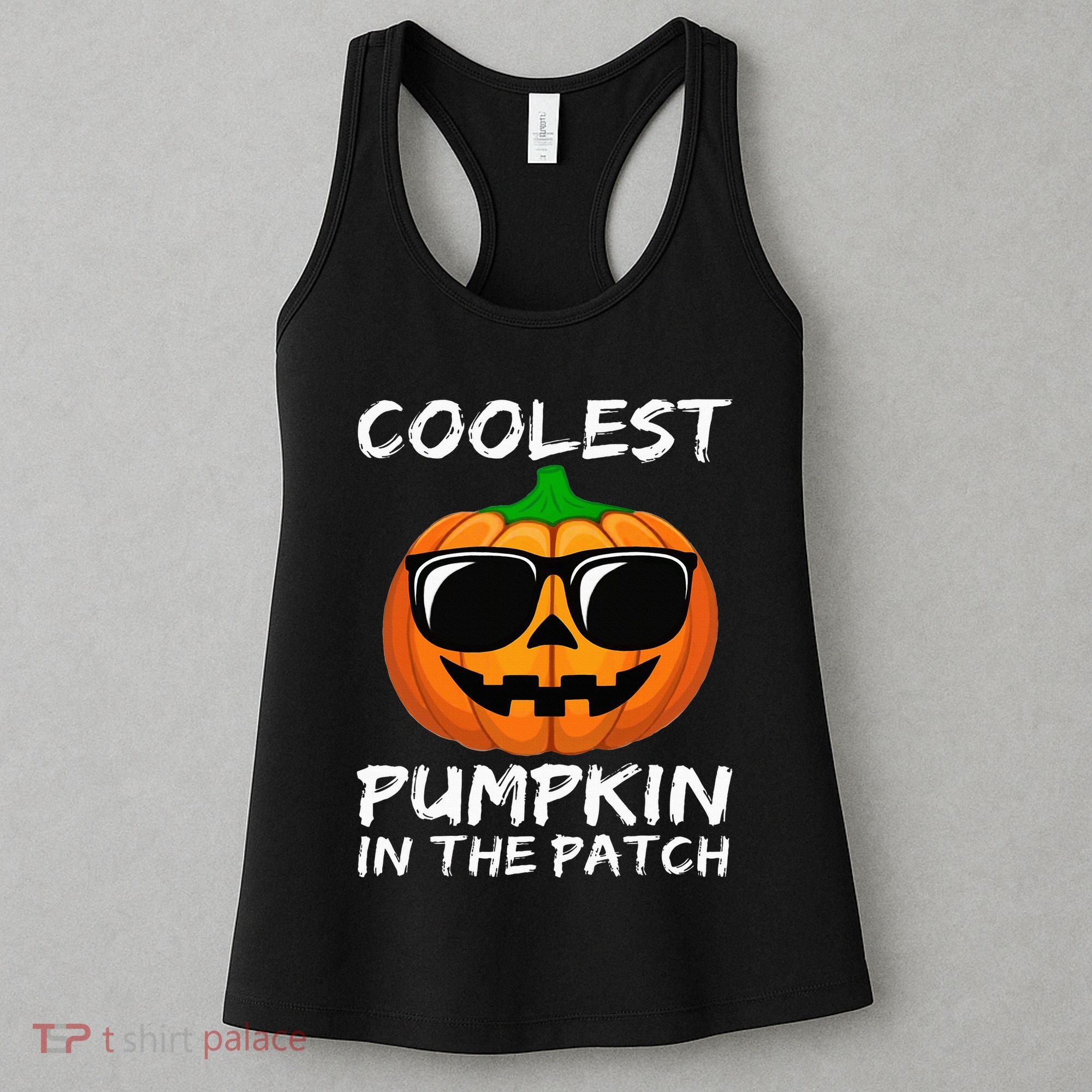 Coolest Pumpkin In The Patch Funny Halloween Women's Tank Top