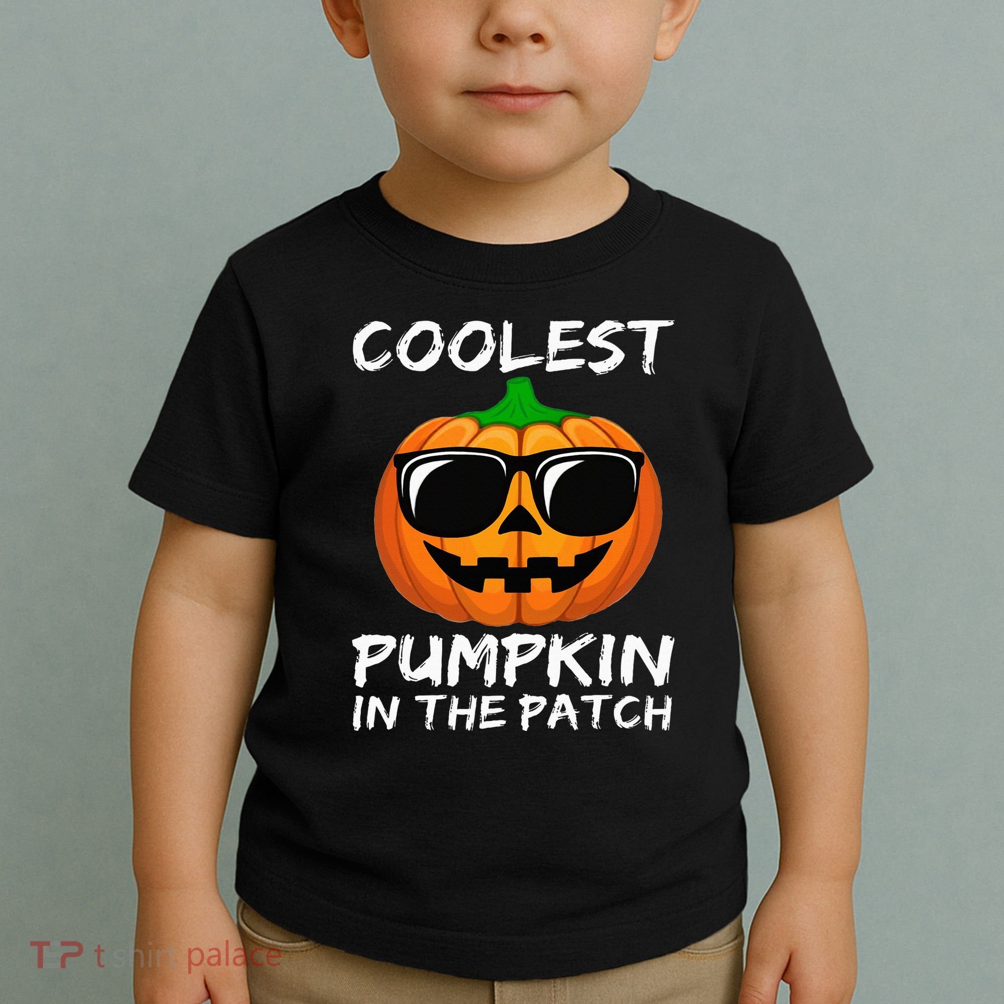 Coolest Pumpkin In The Patch Funny Halloween Toddler T-Shirt