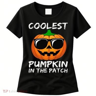 Coolest Pumpkin In The Patch Funny Halloween Women's T-Shirt