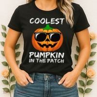 Coolest Pumpkin In The Patch Funny Halloween Women's T-Shirt thumb 2