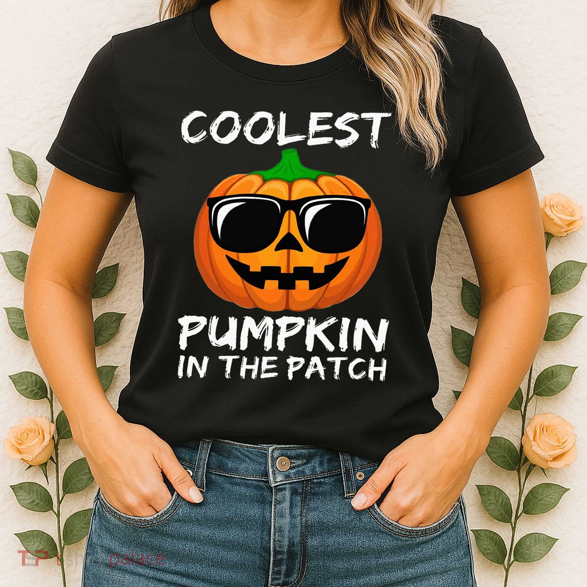 Coolest Pumpkin In The Patch Funny Halloween Women's T-Shirt