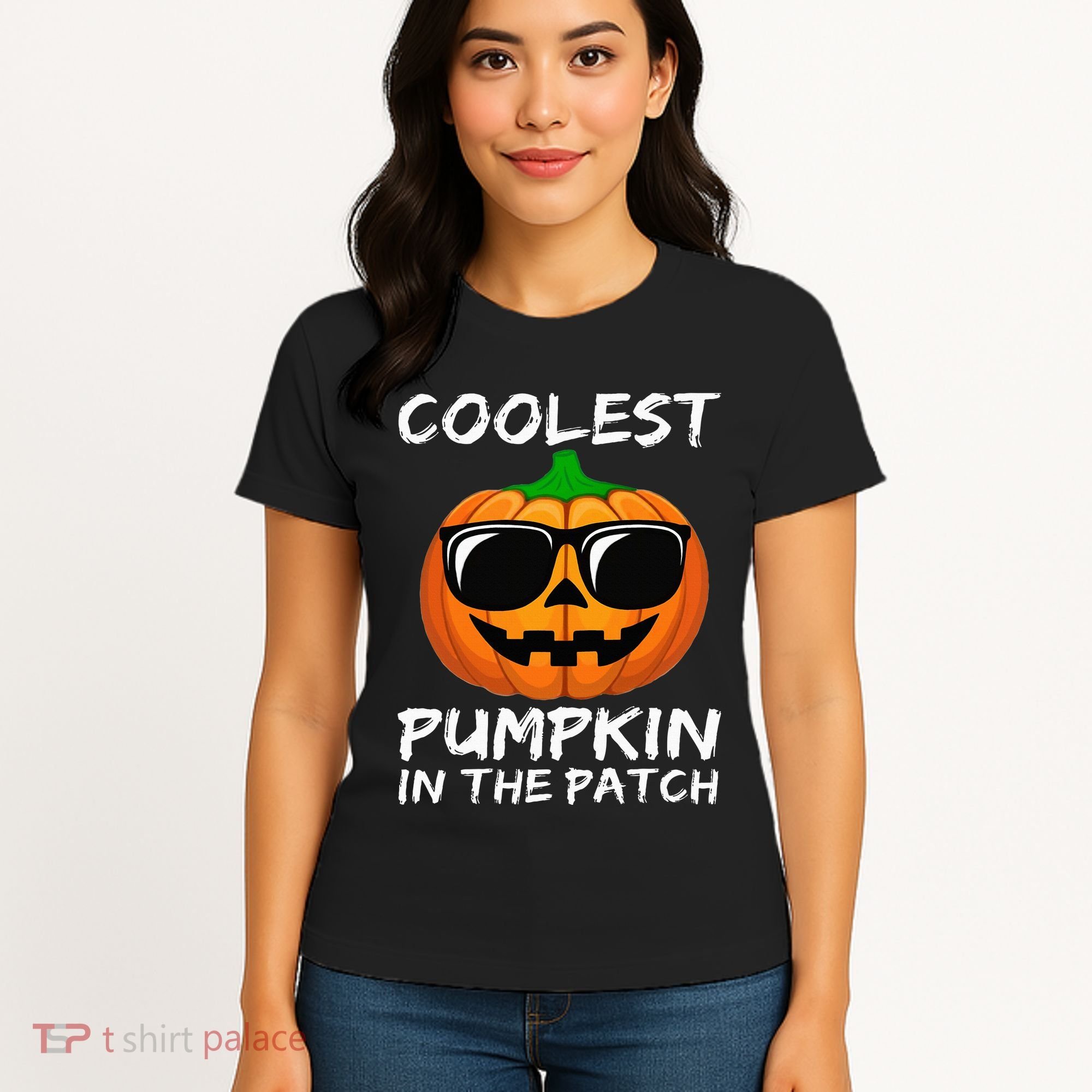 Coolest Pumpkin In The Patch Funny Halloween Women's T-Shirt