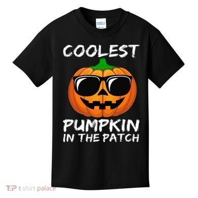 Coolest Pumpkin In The Patch Funny Halloween Kids T-Shirt