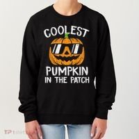 Coolest Pumpkin In The Patch Halloween Gift Women's Sweatshirt thumb 0