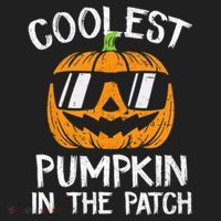 Coolest Pumpkin In The Patch Halloween Gift Beanie thumb 2