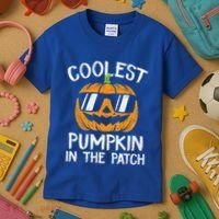 Coolest Pumpkin In The Patch Halloween Gift Kids T-Shirt thumb 3