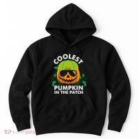 Coolest Pumpkin In The Patch Boy Pumpkin Halloween Hoodie thumb 0