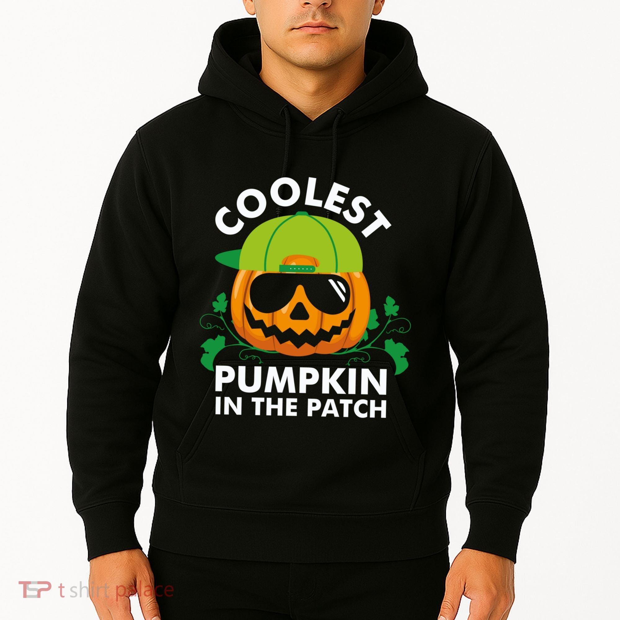 Coolest Pumpkin In The Patch Boy Pumpkin Halloween Hoodie