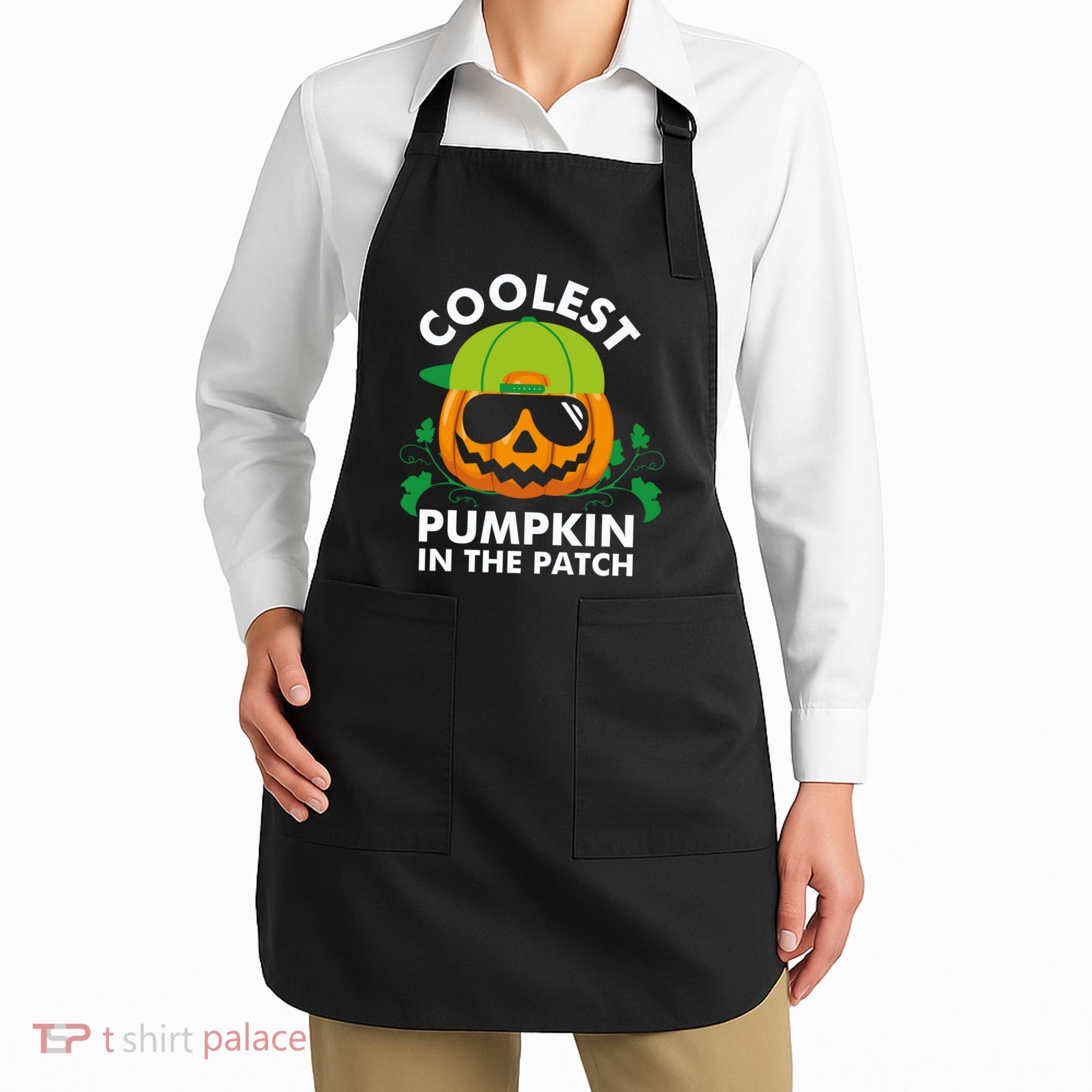 Coolest Pumpkin In The Patch Boy Pumpkin Halloween Apron