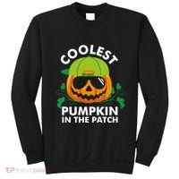Coolest Pumpkin In The Patch Boy Pumpkin Halloween Sweatshirt thumb 0