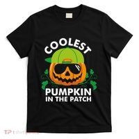 Coolest Pumpkin In The Patch Boy Pumpkin Halloween T-Shirt thumb 0