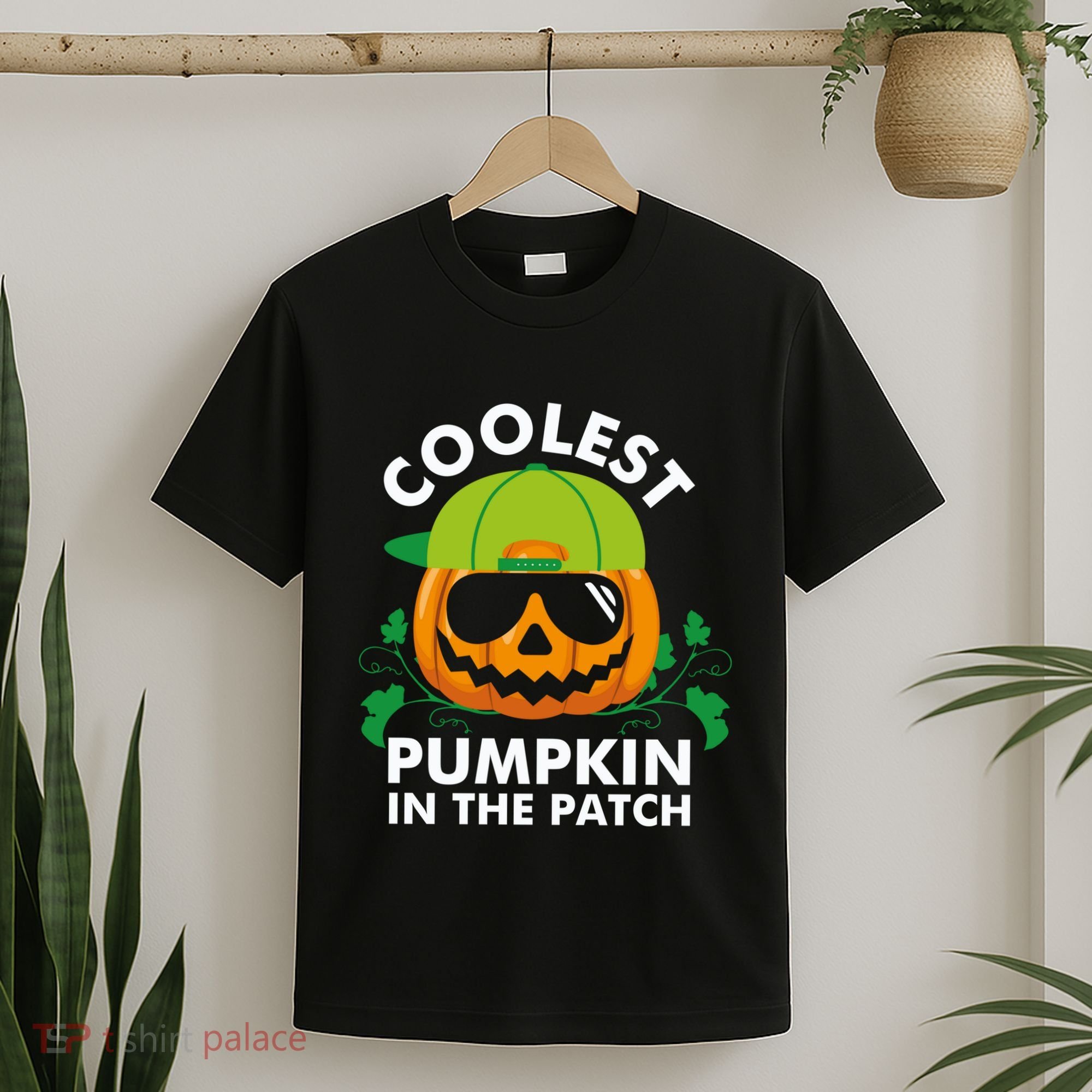 Coolest Pumpkin In The Patch Boy Pumpkin Halloween T-Shirt