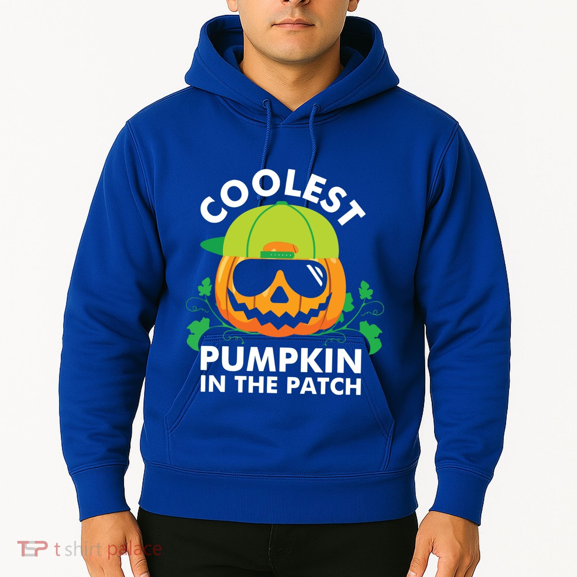 Coolest Pumpkin In The Patch Kids Boy Pumpkin Halloween Hoodie