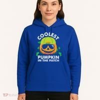 Coolest Pumpkin In The Patch Kids Boy Pumpkin Halloween Hoodie thumb 5
