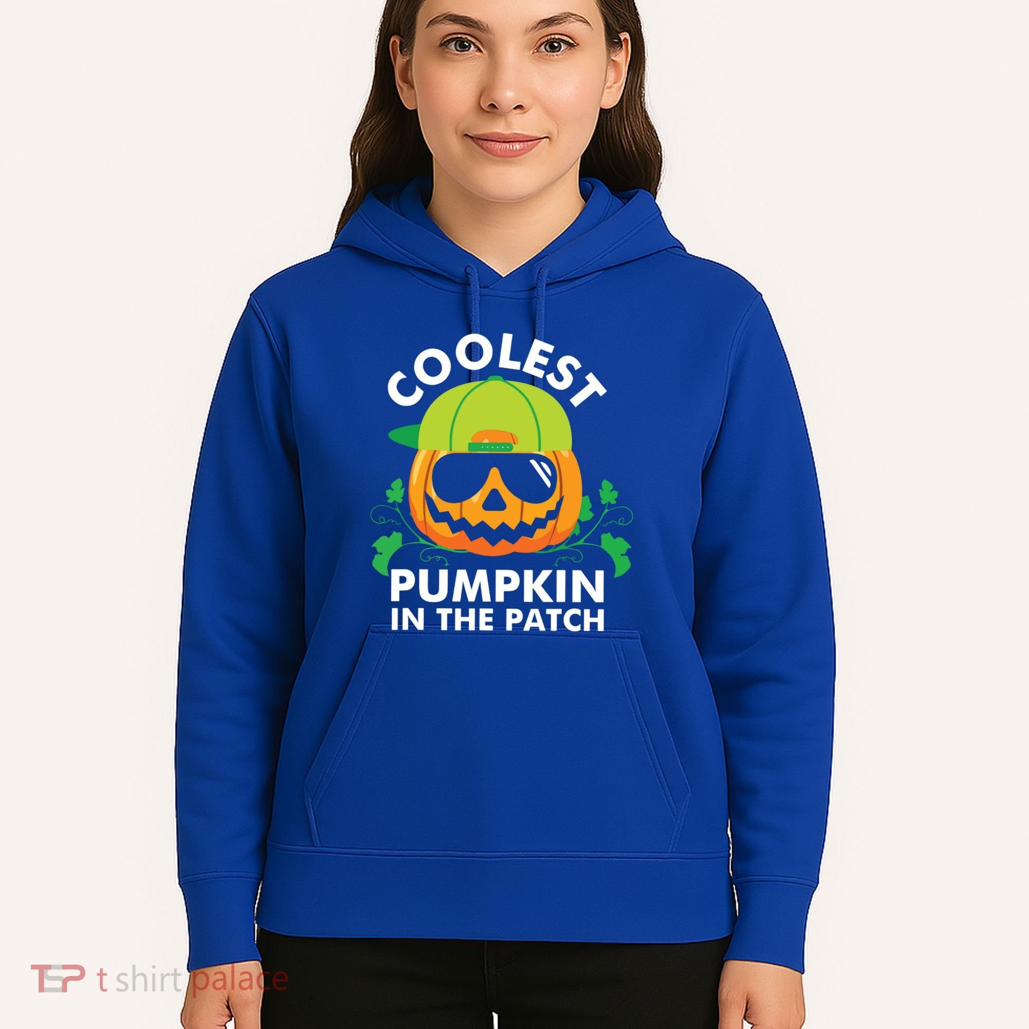 Coolest Pumpkin In The Patch Kids Boy Pumpkin Halloween Hoodie