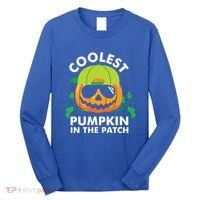 Coolest Pumpkin In The Patch Kids Boy Pumpkin Halloween Long Sleeve Shirt thumb 0