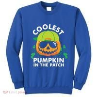 Coolest Pumpkin In The Patch Kids Boy Pumpkin Halloween Sweatshirt thumb 0