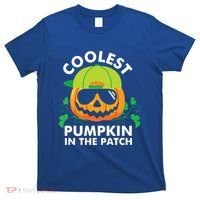 Coolest Pumpkin In The Patch Kids Boy Pumpkin Halloween T-Shirt thumb 0