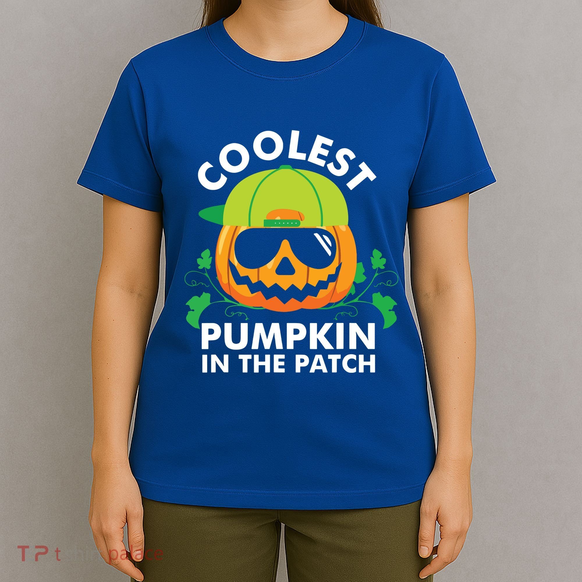 Coolest Pumpkin In The Patch Kids Boy Pumpkin Halloween T-Shirt