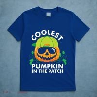 Coolest Pumpkin In The Patch Kids Boy Pumpkin Halloween T-Shirt thumb 5