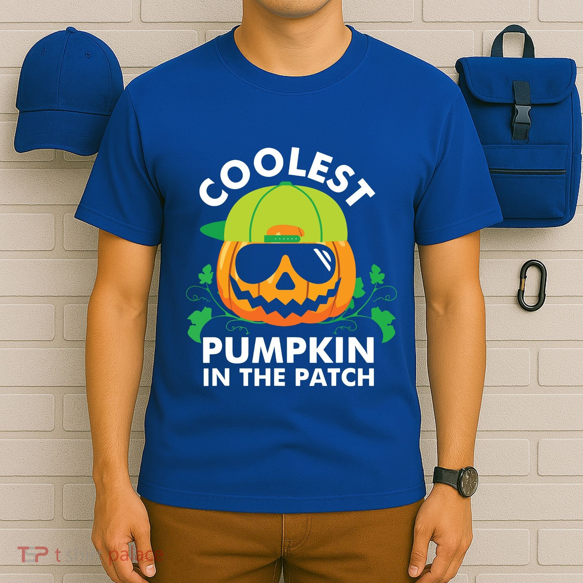 Coolest Pumpkin In The Patch Kids Boy Pumpkin Halloween T-Shirt