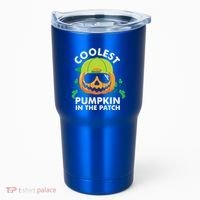 Coolest Pumpkin In The Patch Kids Boy Pumpkin Halloween Tumbler thumb 0