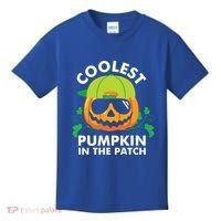 Coolest Pumpkin In The Patch Kids Boy Pumpkin Halloween Kids T-Shirt thumb 0