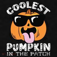 Coolest Pumpkin In The Patch Toddle Boy Halloween Kids Ladies PosiCharge Tri-Blend Wicking Tank thumb 2