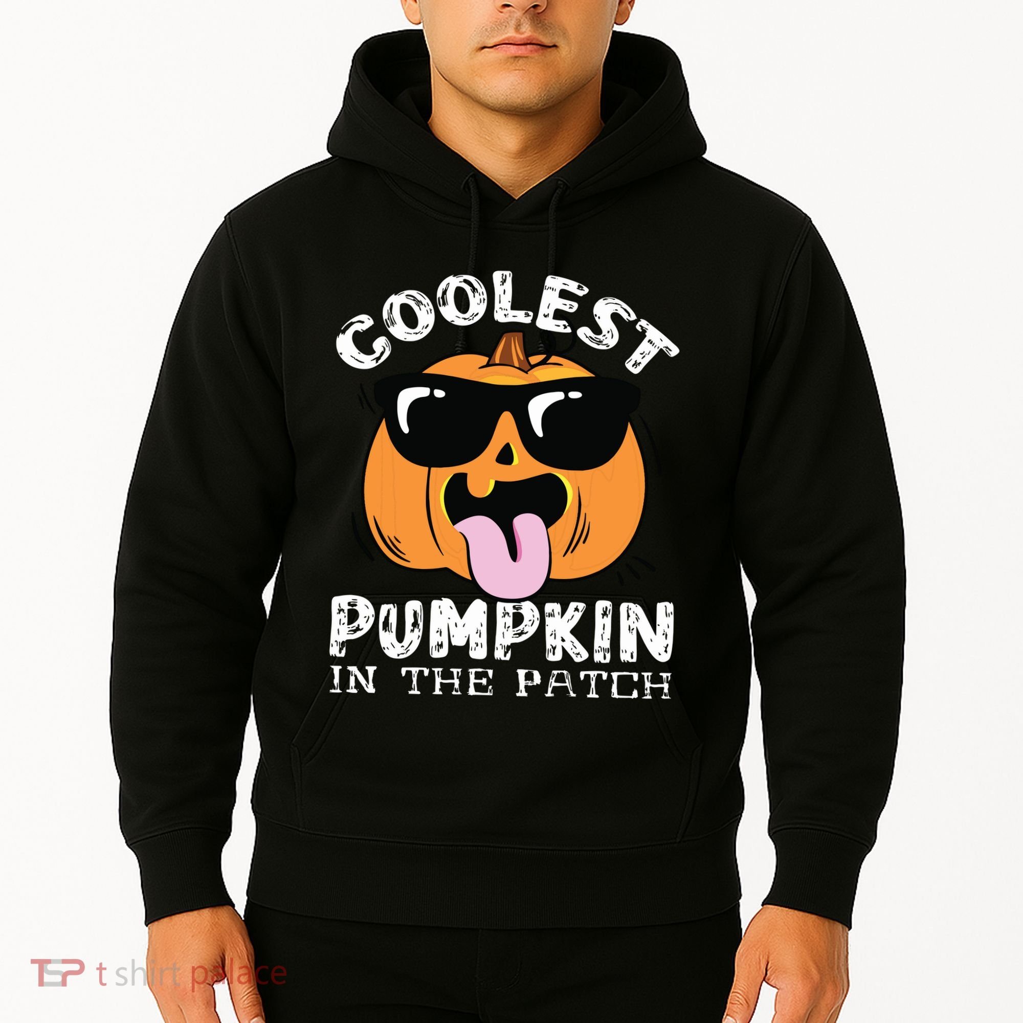 Coolest Pumpkin In The Patch Toddle Boy Halloween Kids Hoodie