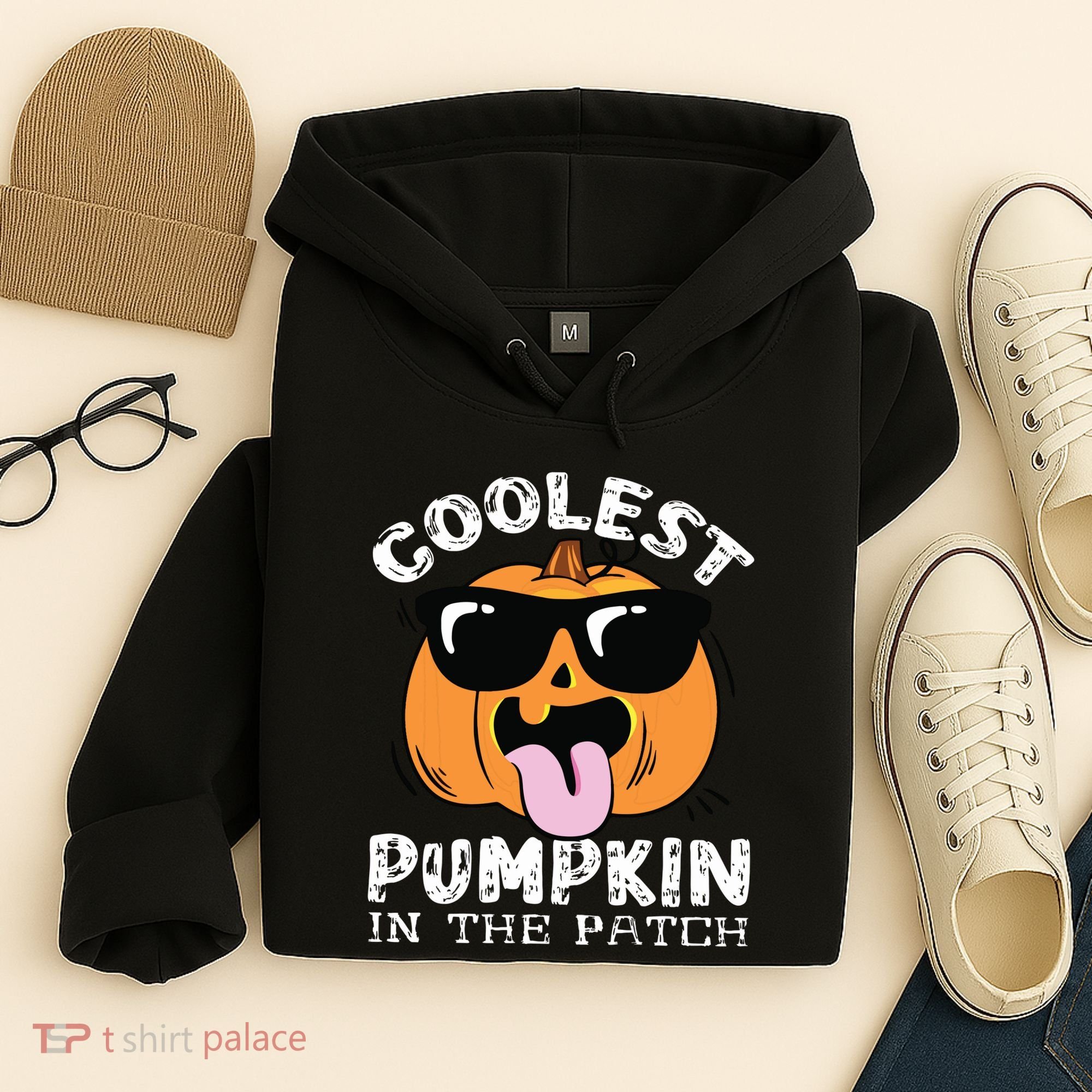 Coolest Pumpkin In The Patch Toddle Boy Halloween Kids Hoodie