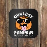 Coolest Pumpkin In The Patch Toddle Boy Halloween Kids Coaster thumb 0
