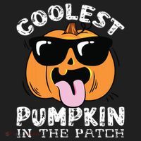 Coolest Pumpkin In The Patch Toddle Boy Halloween Kids Tumbler thumb 3