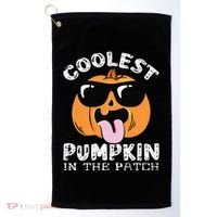 Coolest Pumpkin In The Patch Toddle Boy Halloween Kids Golf Towel thumb 0