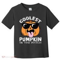 Coolest Pumpkin In The Patch Toddle Boy Halloween Kids Toddler T-Shirt thumb 0