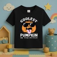 Coolest Pumpkin In The Patch Toddle Boy Halloween Kids Toddler T-Shirt thumb 3