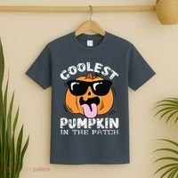 Coolest Pumpkin In The Patch Toddle Boy Halloween Kids T-Shirt thumb 2