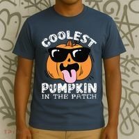 Coolest Pumpkin In The Patch Toddle Boy Halloween Kids T-Shirt thumb 3