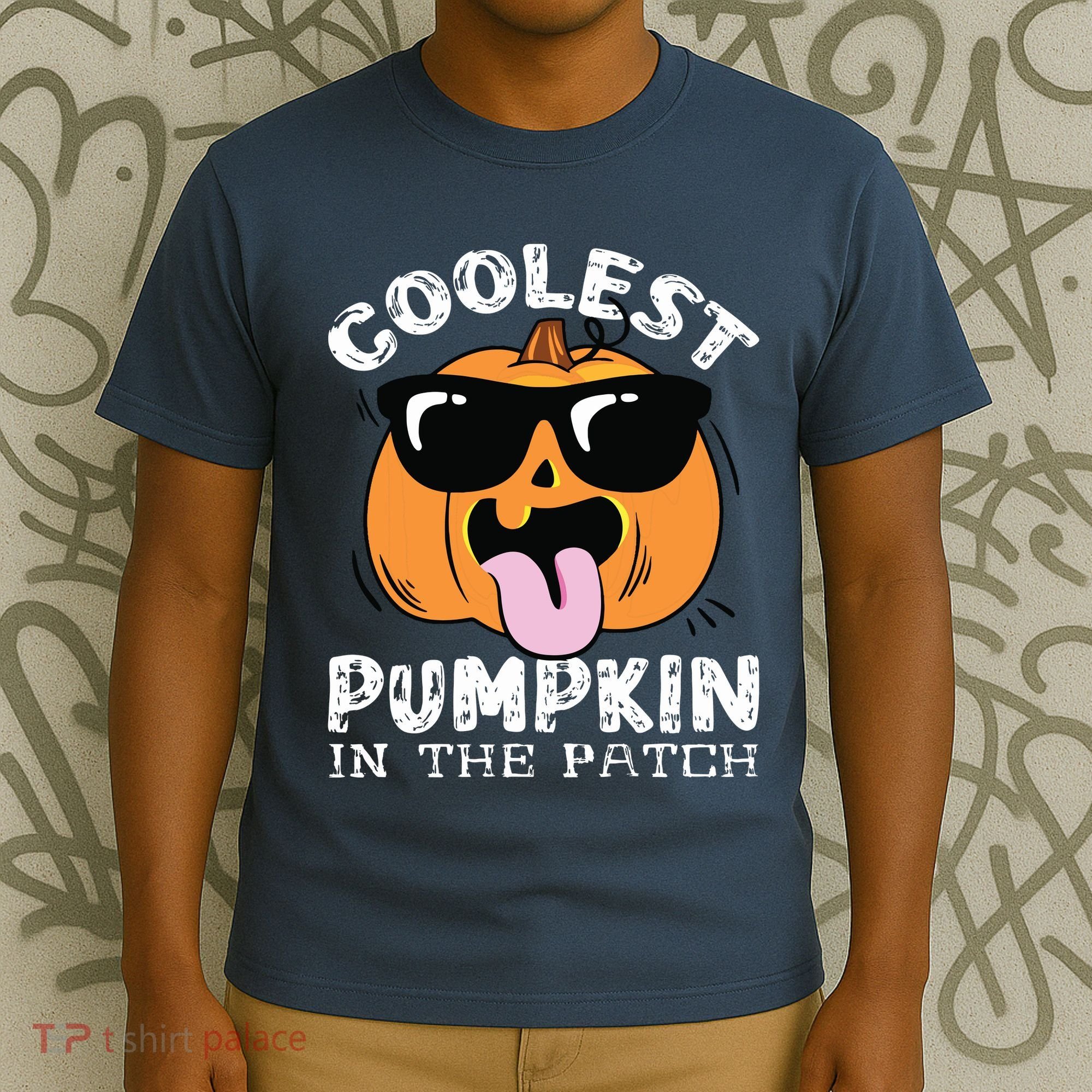 Coolest Pumpkin In The Patch Toddle Boy Halloween Kids T-Shirt