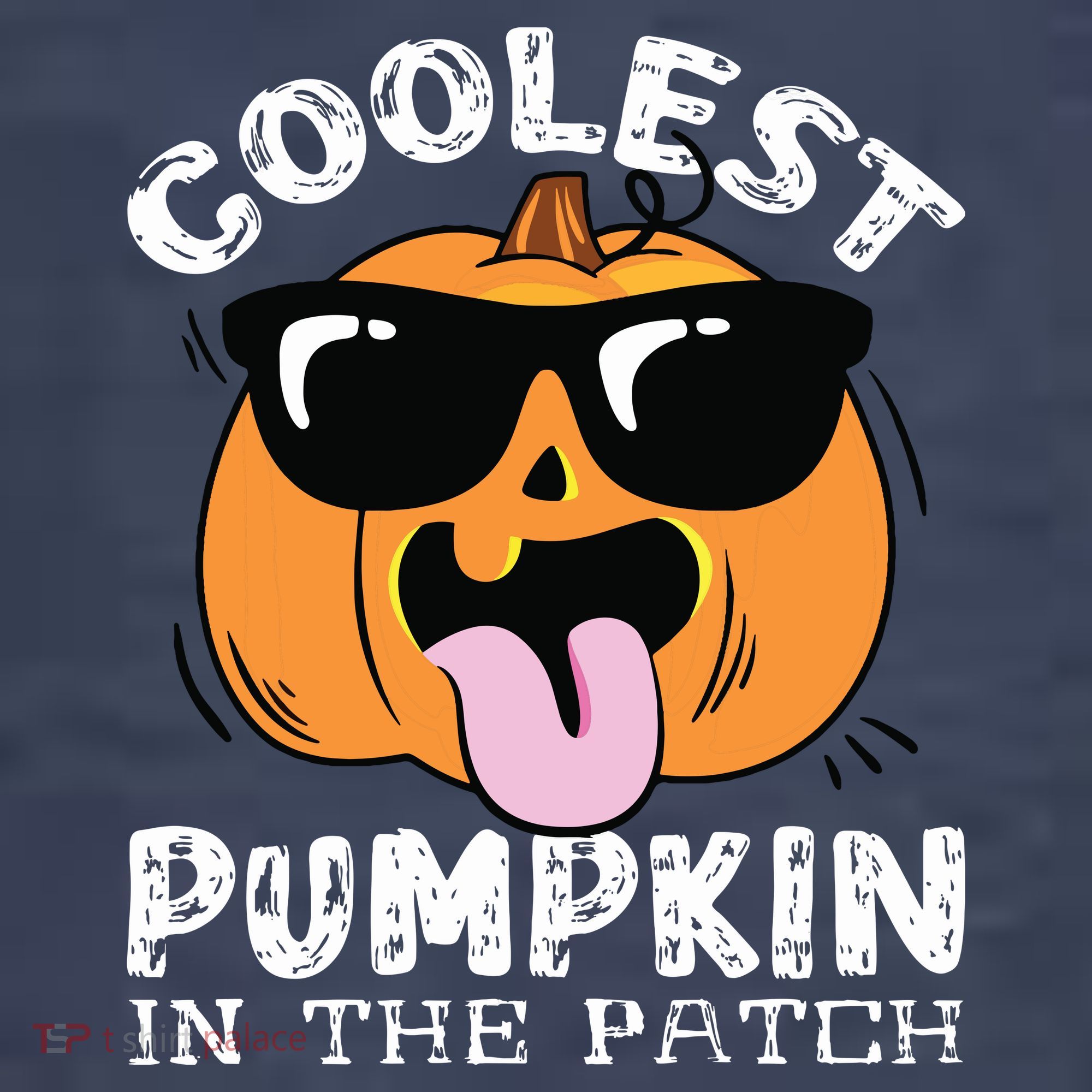 Coolest Pumpkin In The Patch Toddle Boy Halloween Kids T-Shirt