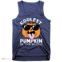 Coolest Pumpkin In The Patch Toddle Boy Halloween Kids Tank Top thumb 0