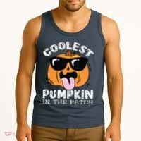 Coolest Pumpkin In The Patch Toddle Boy Halloween Kids Tank Top thumb 3