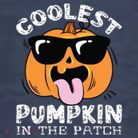 Coolest Pumpkin In The Patch Toddle Boy Halloween Kids Women's T-Shirt thumb 6