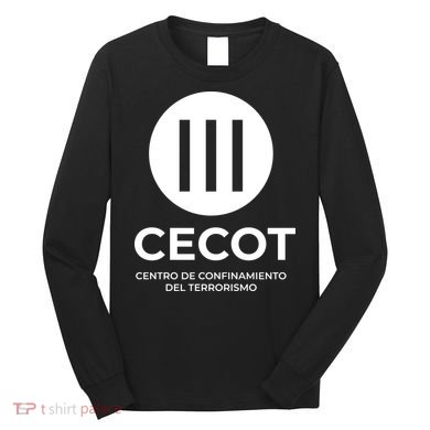 CECOT Prison Jail Funny Halloween Costume El Salvador Long Sleeve Shirt