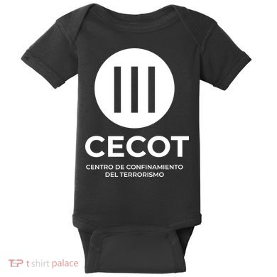 CECOT Prison Jail Funny Halloween Costume El Salvador Baby Bodysuit