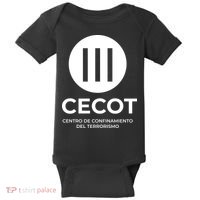 CECOT Prison Jail Funny Halloween Costume El Salvador Baby Bodysuit thumb 0