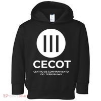 CECOT Prison Jail Funny Halloween Costume El Salvador Toddler Hoodie thumb 0